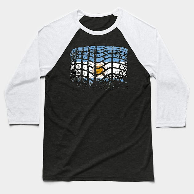 Argentina Motorsport Baseball T-Shirt by SteamboatJoe